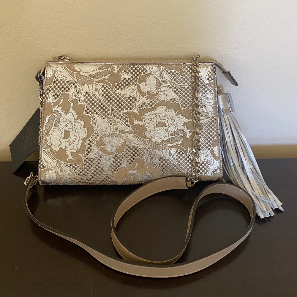 Vittoria Napoli leather Crossbody NWT made n Italy